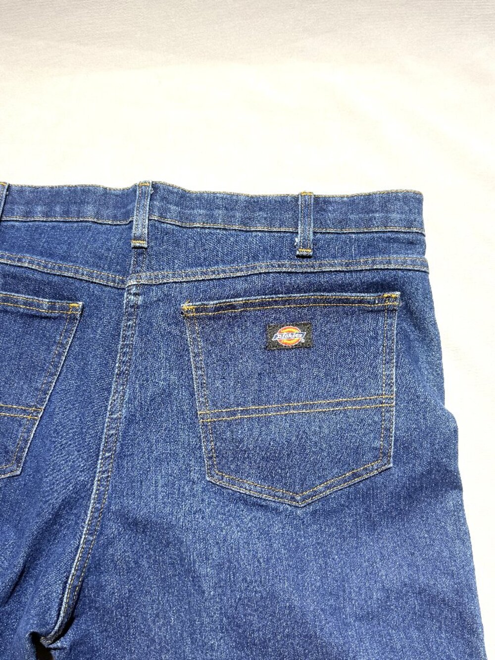 Dickies Flex Mens Jeans 38/30 Blue Stretch Straight Leg Workwear NWOT
